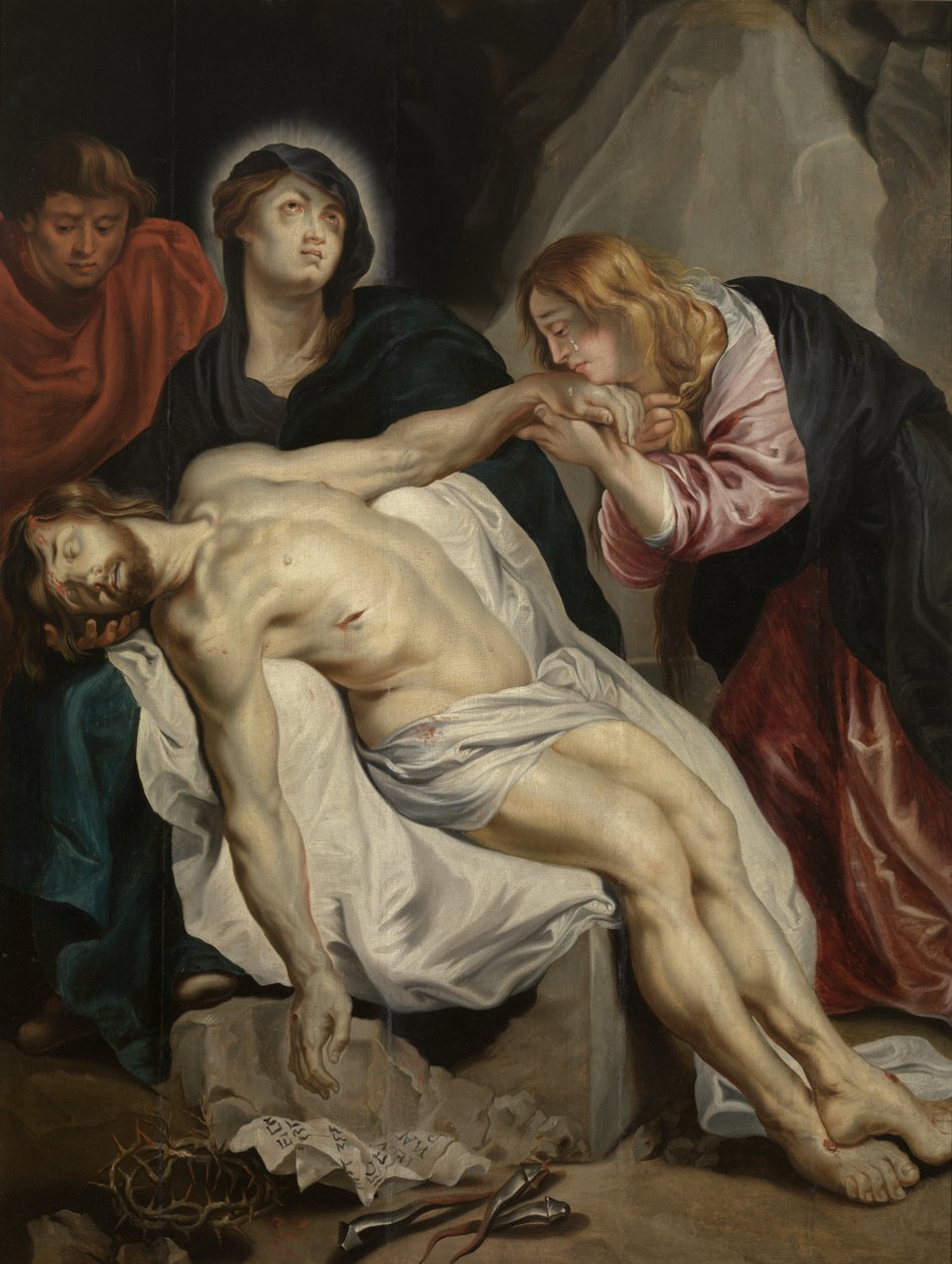 holland: Bewening van Christus A halott Krisztus siratása alkotó: Anthony van Dyck