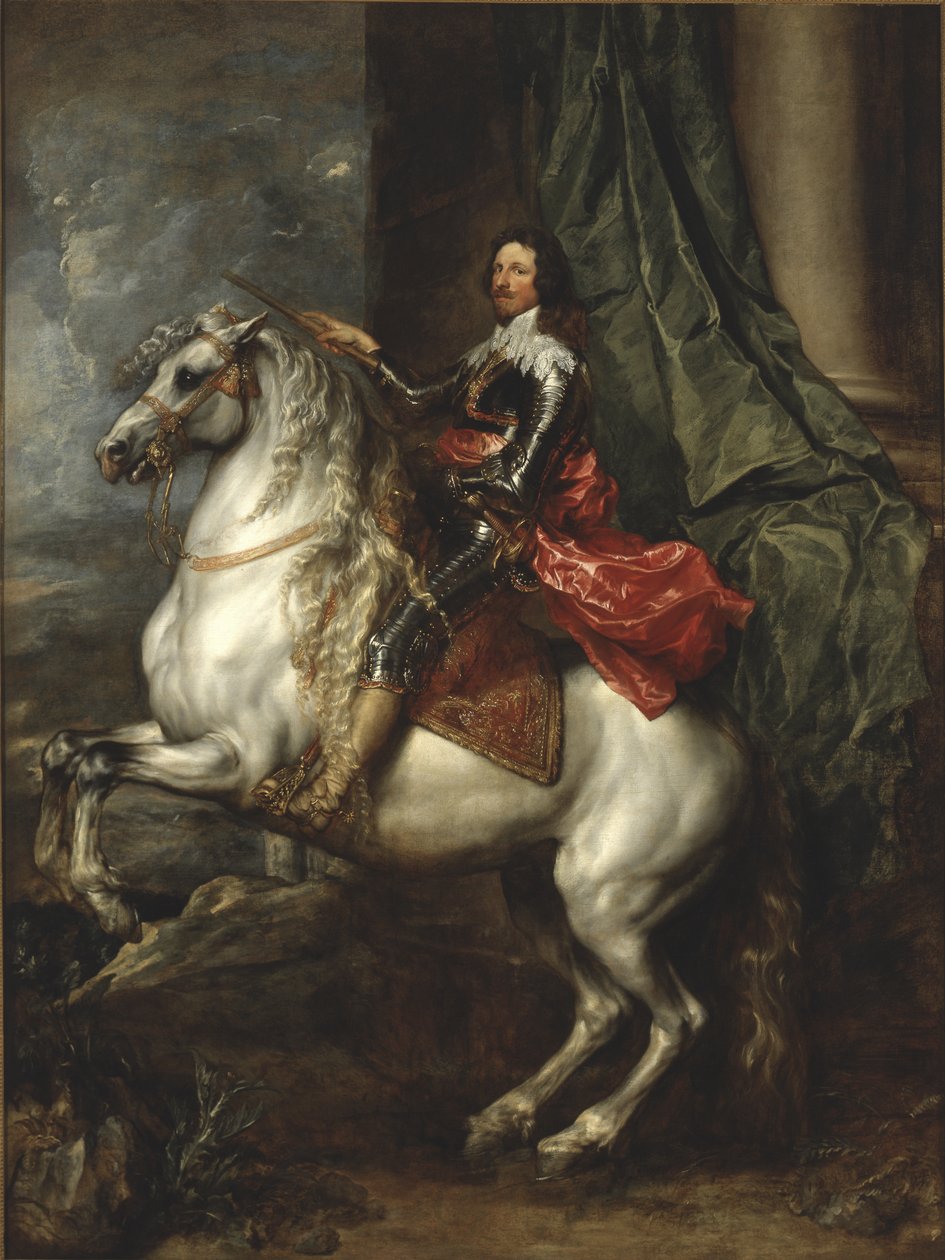 Savoyai Tamás Ferenc carignanói herceg lovas portréja alkotó: Anthony van Dyck