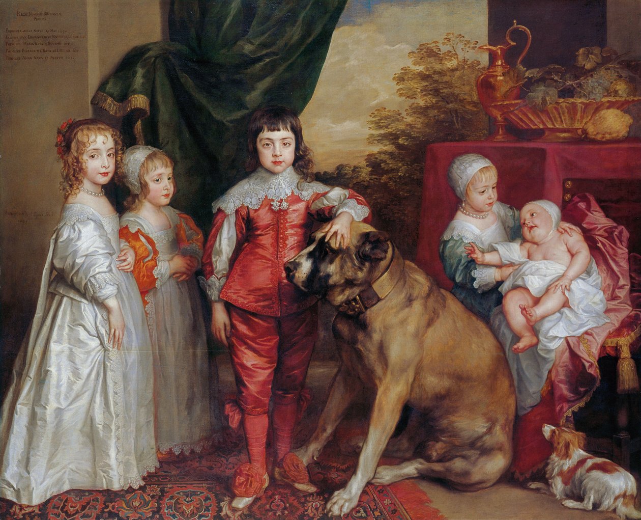 I. Károly öt legidősebb gyermeke alkotó: Anthony van Dyck