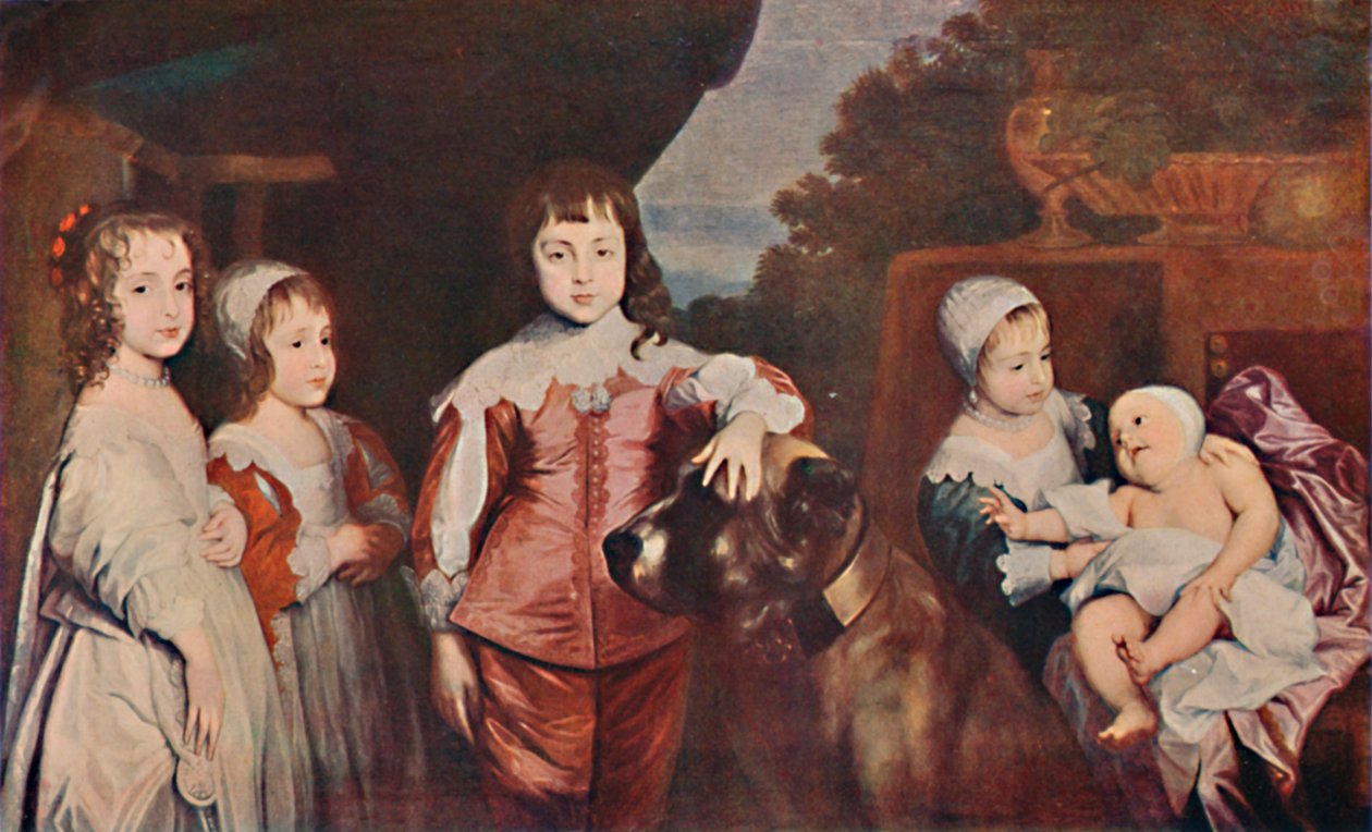I. Károly öt legidősebb gyermeke, 1637, 1903 alkotó: Anthony van Dyck