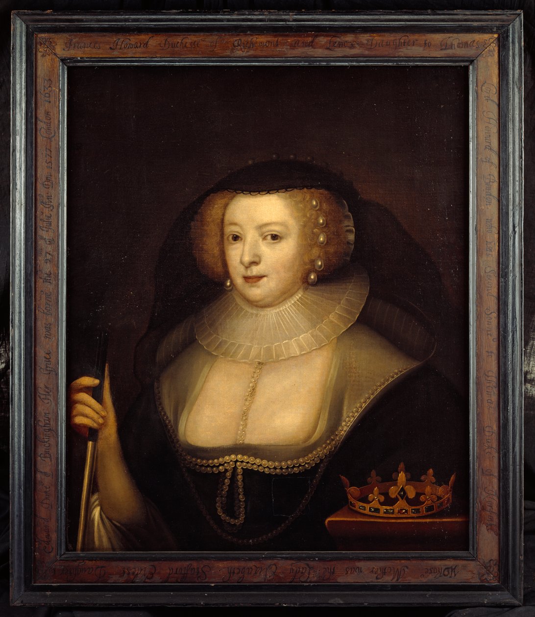 Frances Howard (olaj, vászon) alkotó: Anthony van Dyck