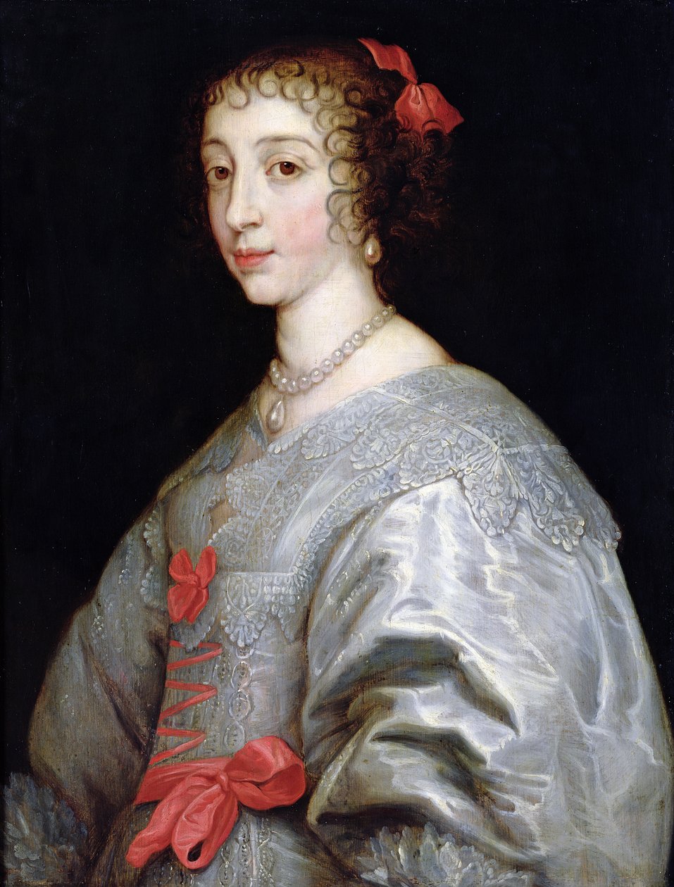 Francia Henrietta-Maria (1609-69) alkotó: Anthony van Dyck