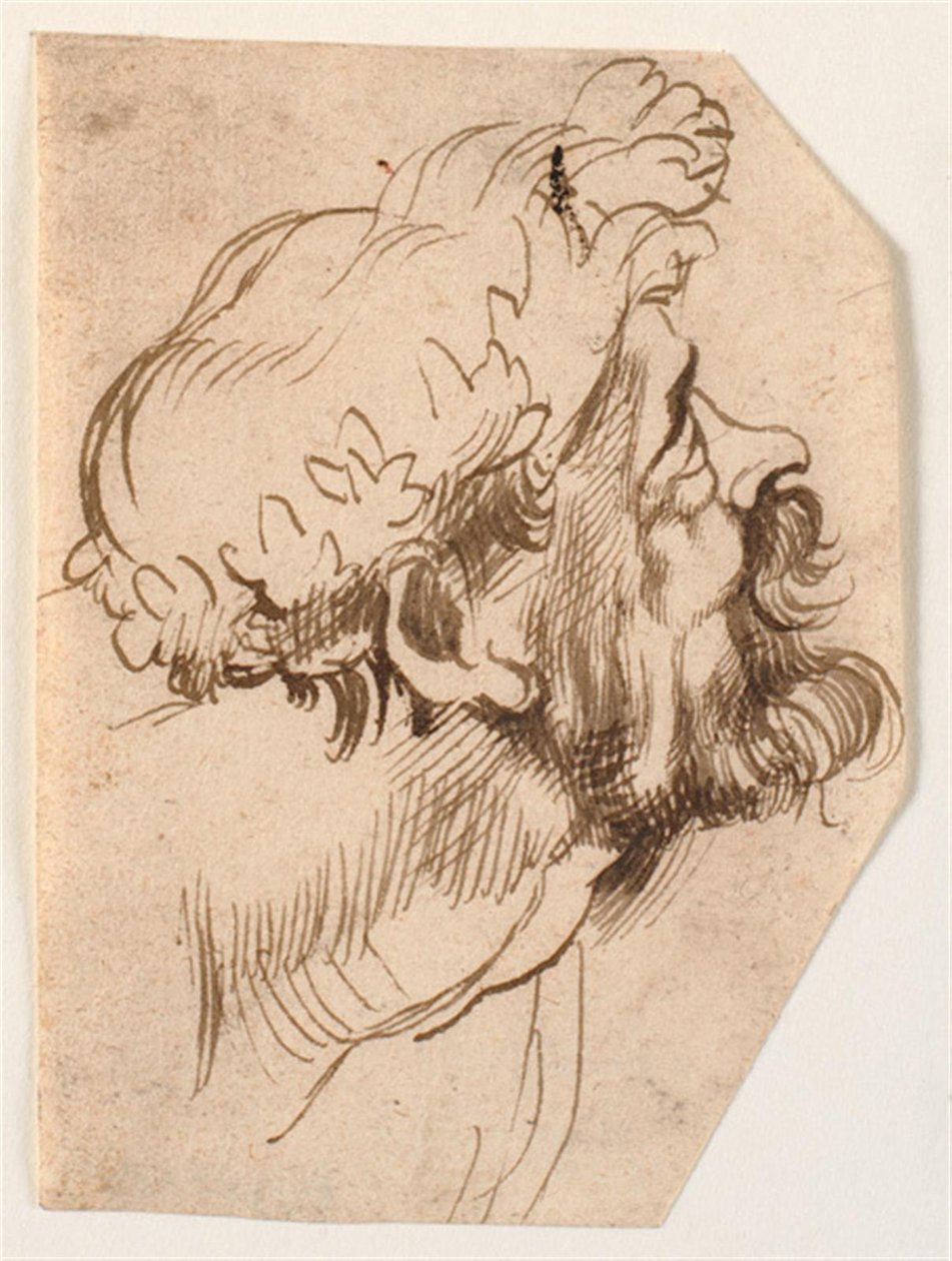 Egy férfi feje alkotó: Anthony van Dyck