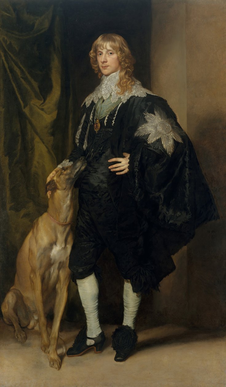 James Stuart 1612-1655, Richmond és Lennox hercege, kb. 1633-35. alkotó: Anthony van Dyck