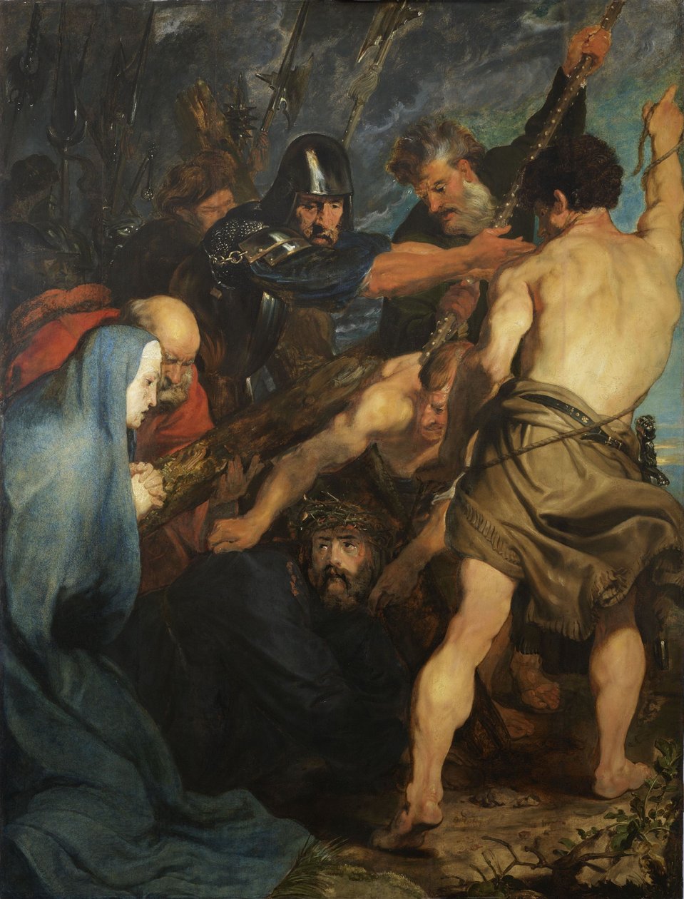 Jézus Krisztus viseli a keresztet alkotó: Anthony van Dyck