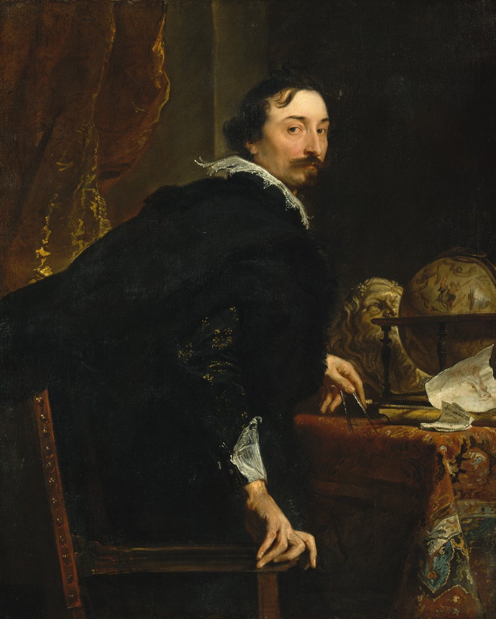 Lucas van Uffel 1637-ben halt meg, kb. 1622 alkotó: Anthony van Dyck