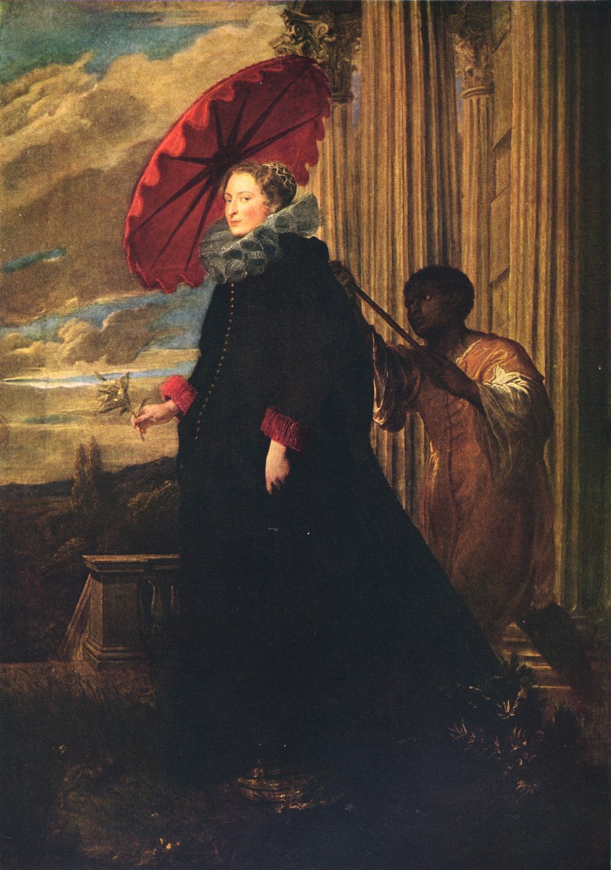 Marchesa Elena Grimaldi, Marchese Nicola Cattaneo felesége, 1623 alkotó: Anthony van Dyck