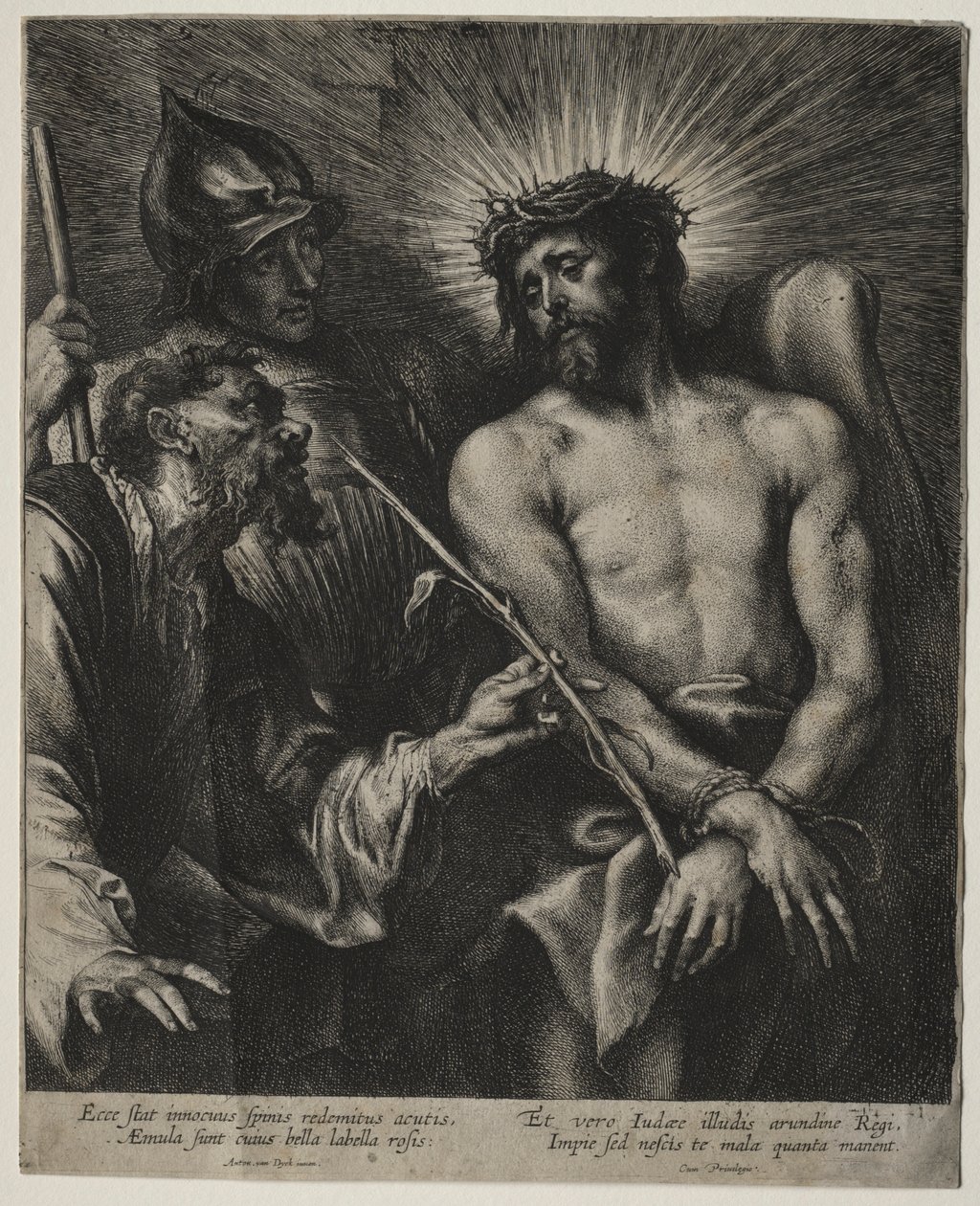 Krisztus kigúnyolása. alkotó: Anthony van Dyck