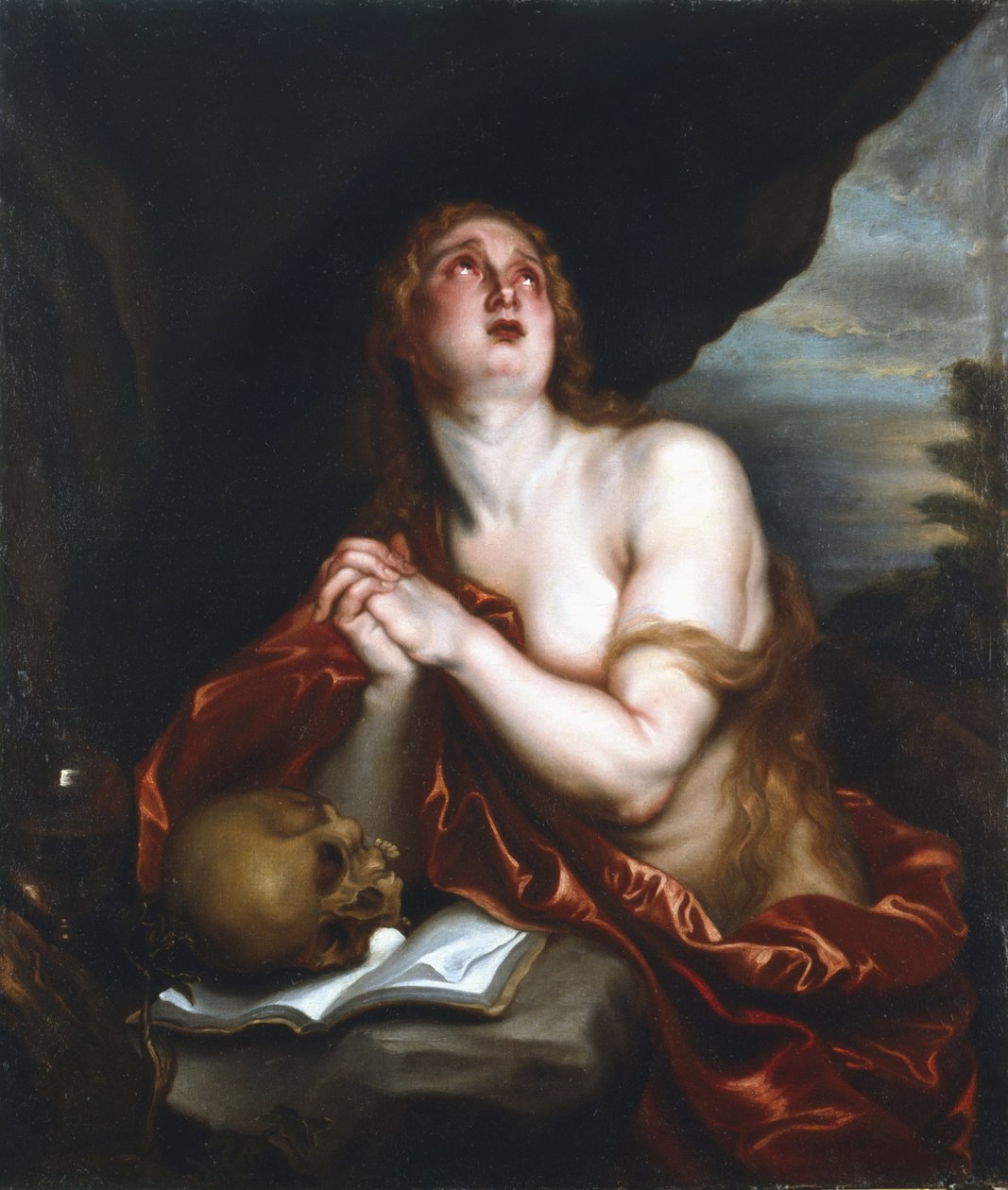 „Bűnbánó Magdolna”, 17. század alkotó: Anthony van Dyck
