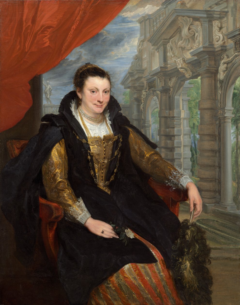 Isabella Brandt portréja alkotó: Anthony van Dyck