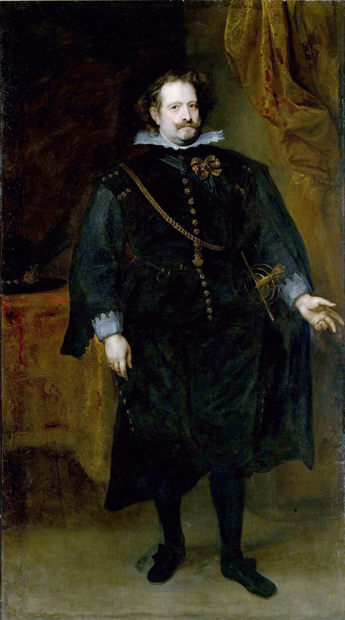 ""Diego Felipe de Guzman, Leganes márki (1580-1655) spanyol politikus portréja"" D