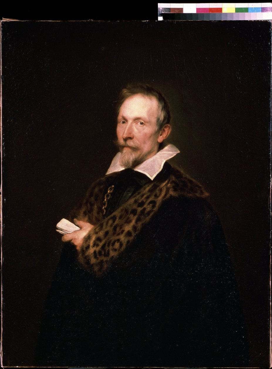 ""Jan Van der Wouver (Waverius) (1574-1636) diplomata és értelmiségi portréja"" Antoine van Dyck (vagy Athony vagy Antoon, Anton vagy Anthonis) festménye alkotó: Anthony van Dyck