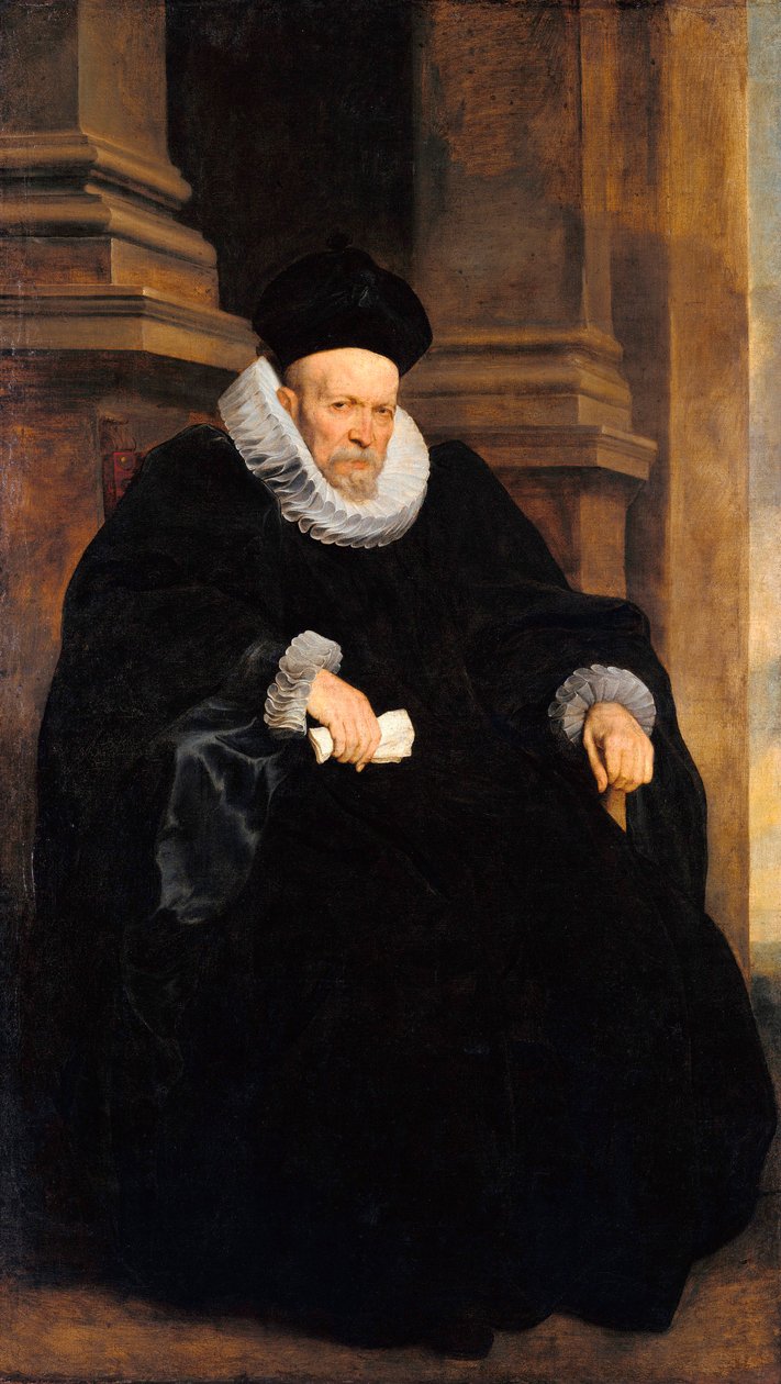 "" Egy zseniális úriember portréja "" (Egy genovai úriember portréja) Anthonis van Dyck festménye (1599-1641) Olaj, vászon c 1621 Méret 203x117,3 cm Staatliche Museen, Berlin alkotó: Anthony van Dyck