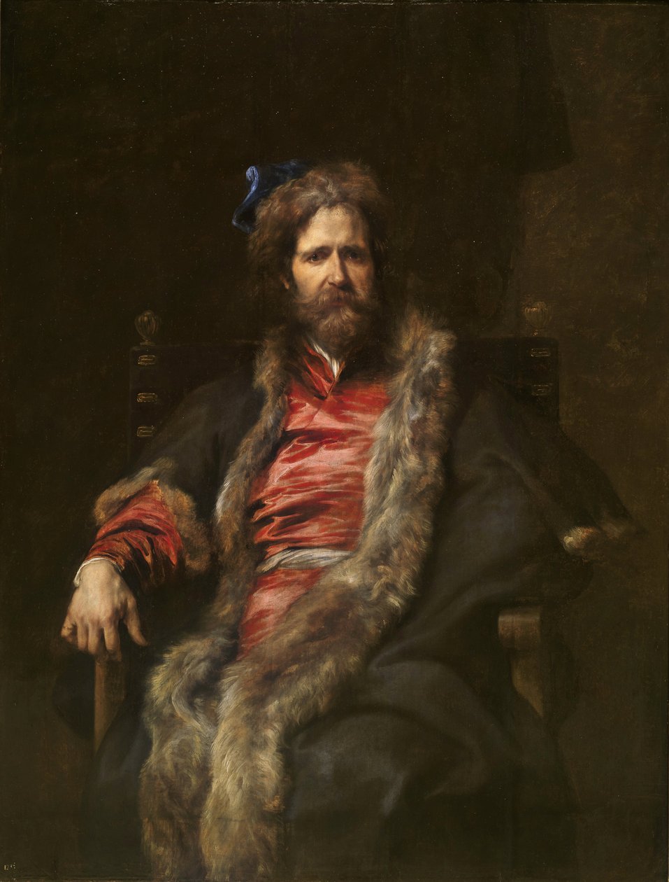 Martin Ryckaert festő portréja (Maerten vagy Marten Rijckaert) (Martin Ryckaert festő (1587-1631) portréja) Anthony van Dyck (1599-1641) festménye 1628-1630 - Olaj, fa Mérete 148x113 cm, Madrid Museo del Prado alkotó: Anthony van Dyck