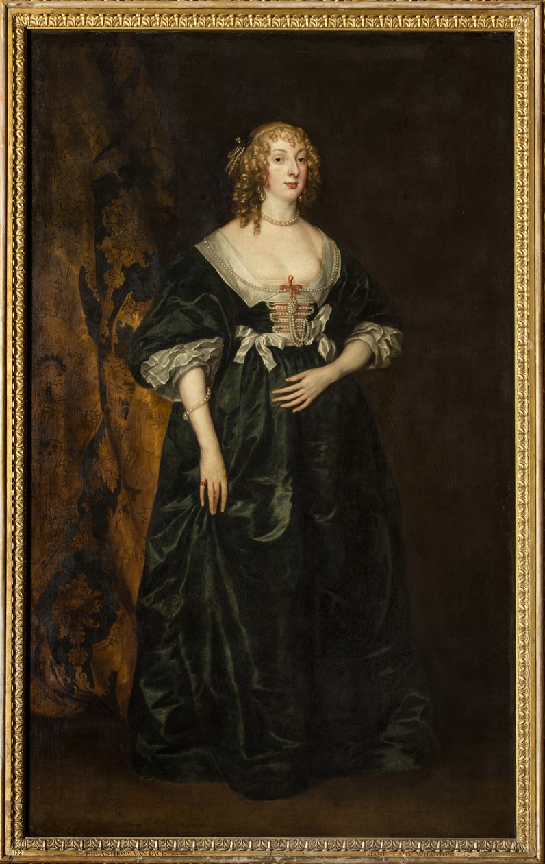 Anna Sophia Herbert, Carnarvon grófnőjének portréja (olaj, vászon) alkotó: Anthony van Dyck