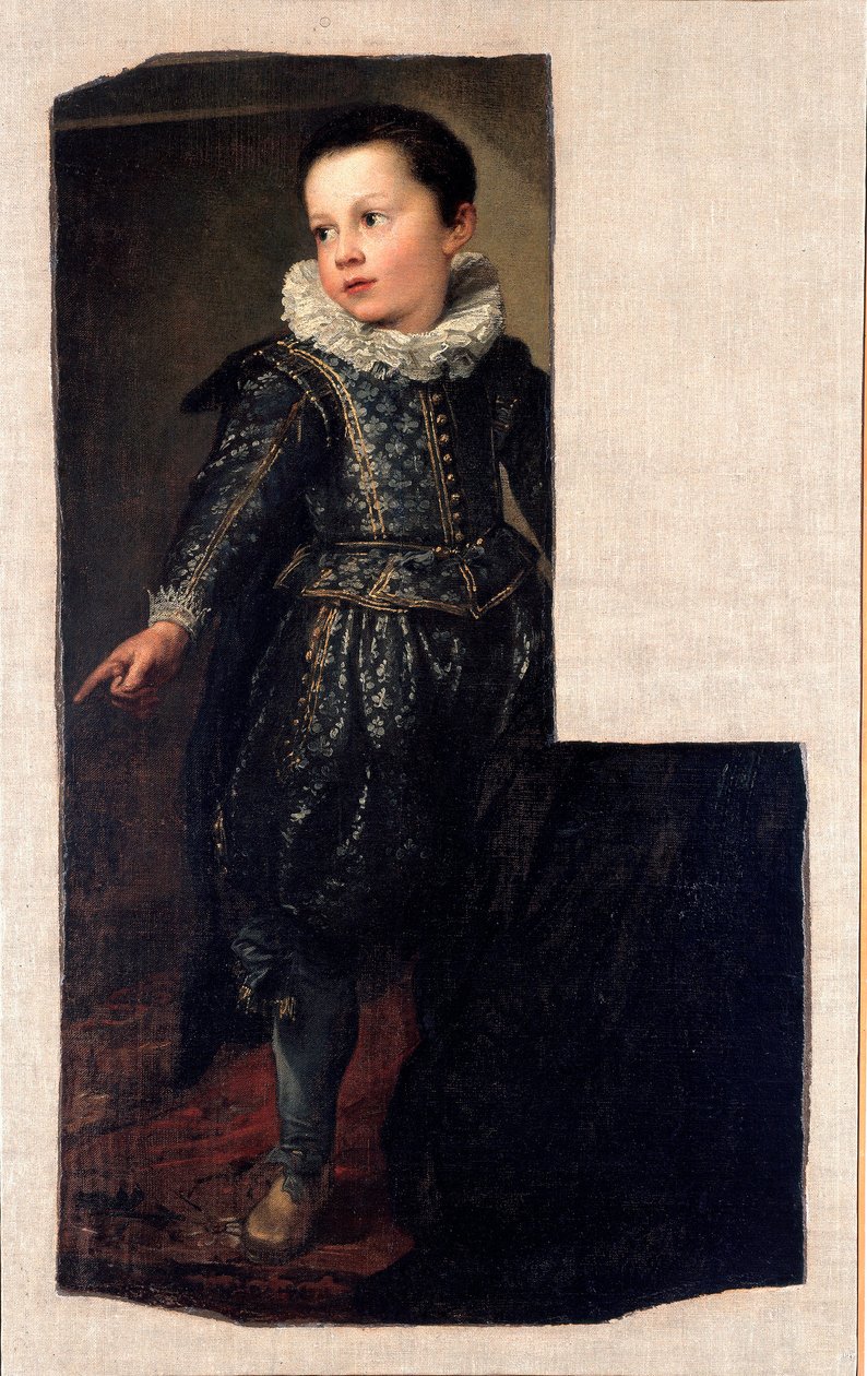 Ansaldo Pallavicino (ne 1622) gyermek portréja Antonie Van Dyck (1599-1641) festménye 1625 kb. V. 288x198 cm Genes, National Gallery of Palazzo Spinola alkotó: Anthony van Dyck