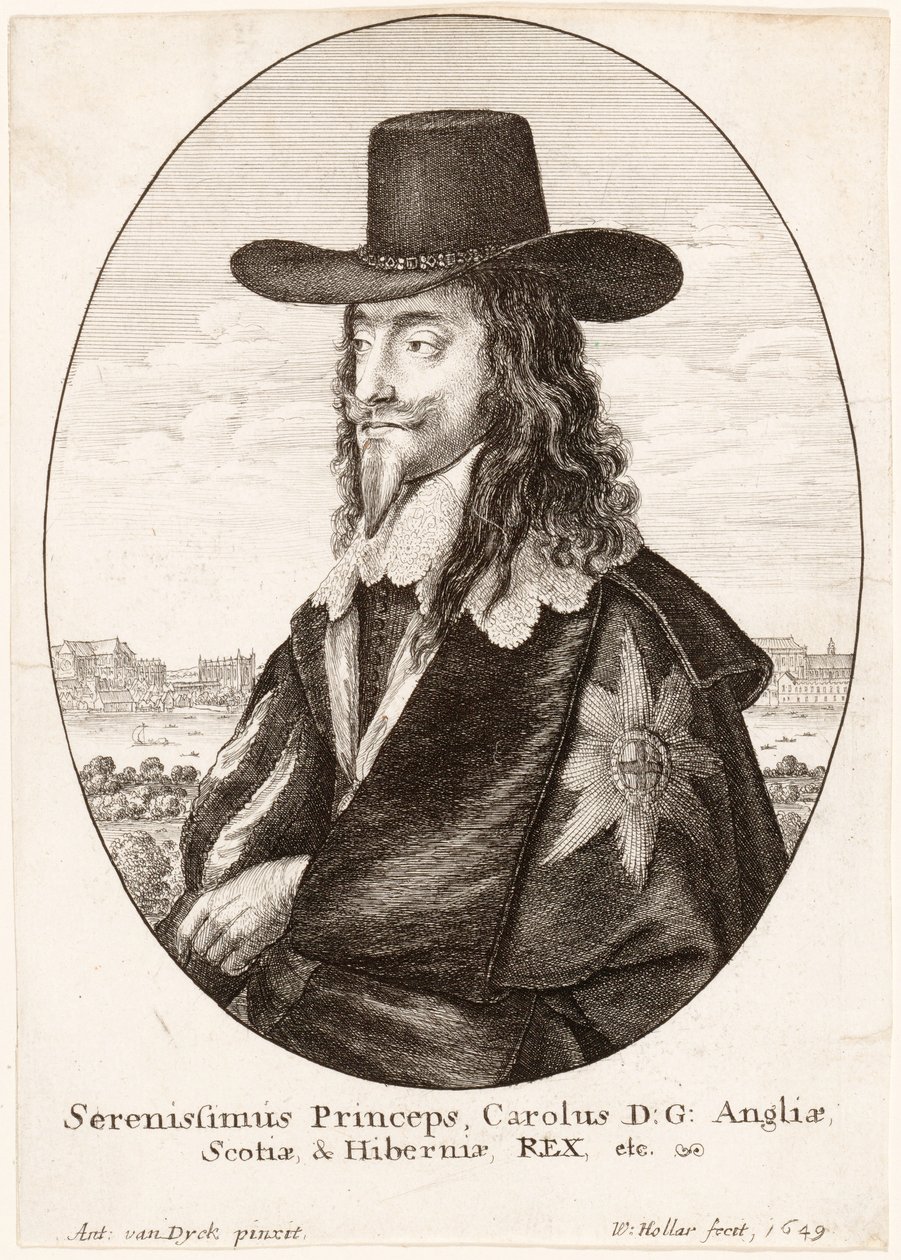 I. Károly portréja, kocsma. 1649 alkotó: Anthony van Dyck