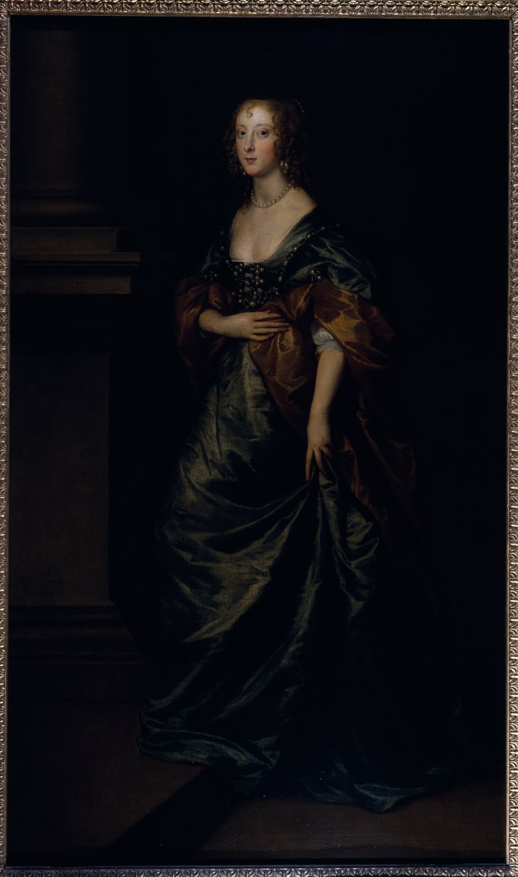 Elizabeth Cecil, Devonshire grófnőjének portréja, 1639 körül (olaj, vászon) alkotó: Anthony van Dyck
