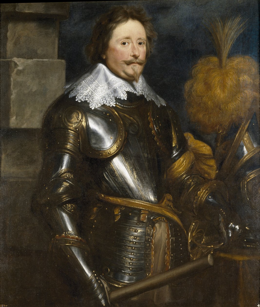 Frederick Henrik, Orange hercegének portréja 1584-1647 alkotó: Anthony van Dyck