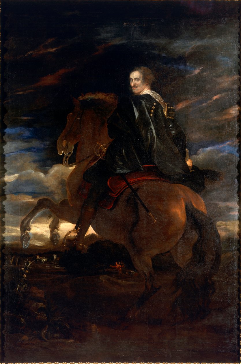 Giovanni Paolo Balbi portréja lófestményen, Antonie Van Dyck (1599-1641) 1627 V. 266x198 cm Mamiano di Traversetolo, Magnani Rocca Alapítvány alkotó: Anthony van Dyck