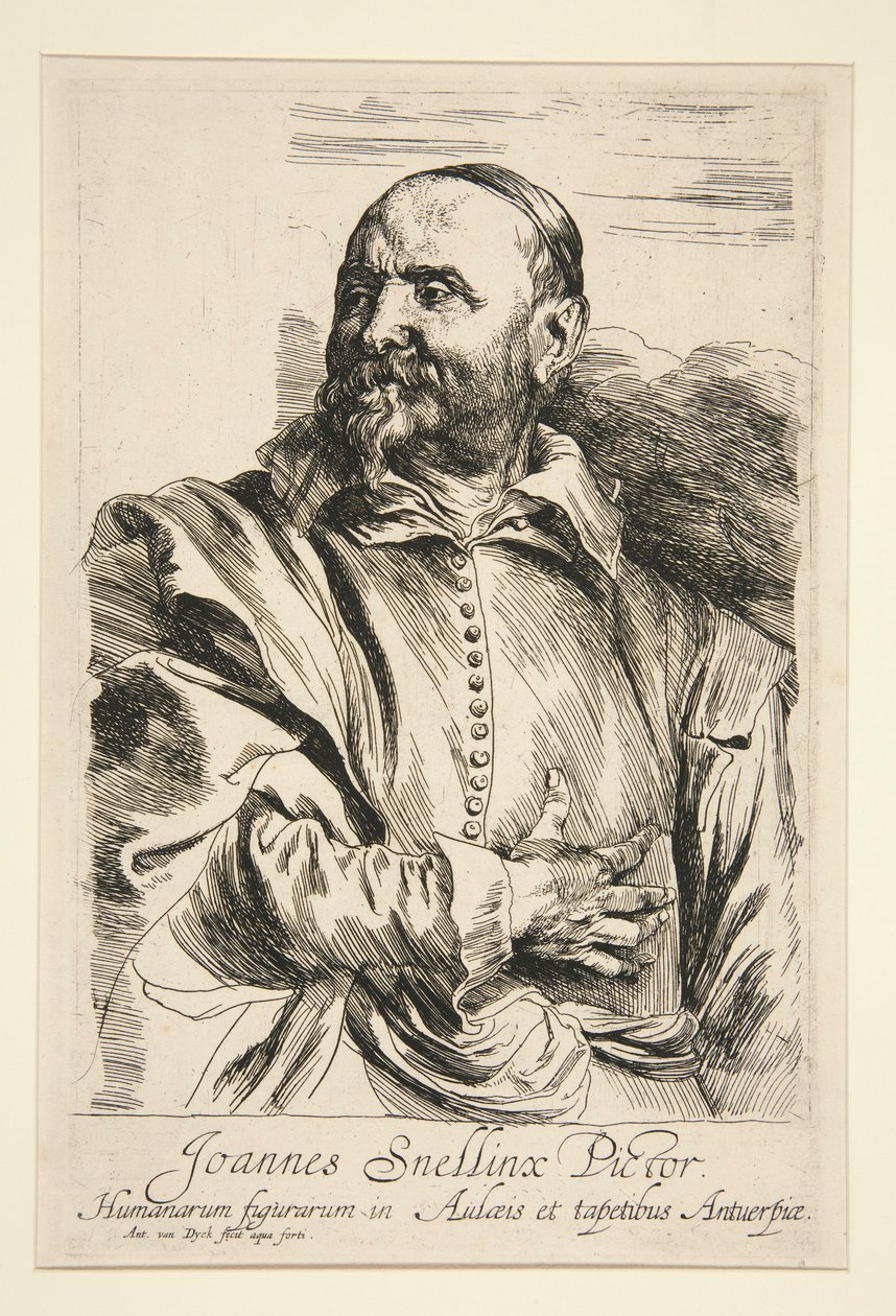 Jan Snellinx portréja alkotó: Anthony van Dyck