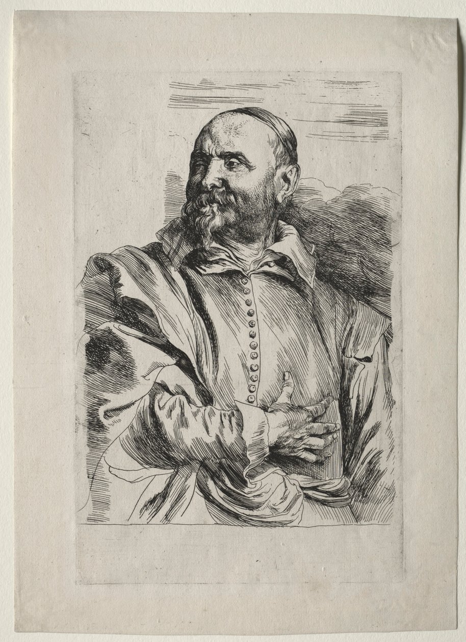 Jan Snellinx portréja. alkotó: Anthony van Dyck