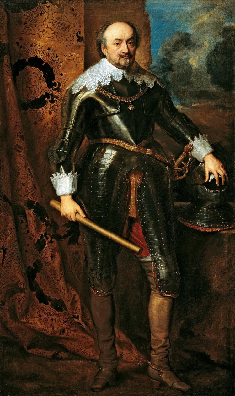 VIII. János Nassau-Siegen portréja 1583-1638, 1617. alkotó: Anthony van Dyck