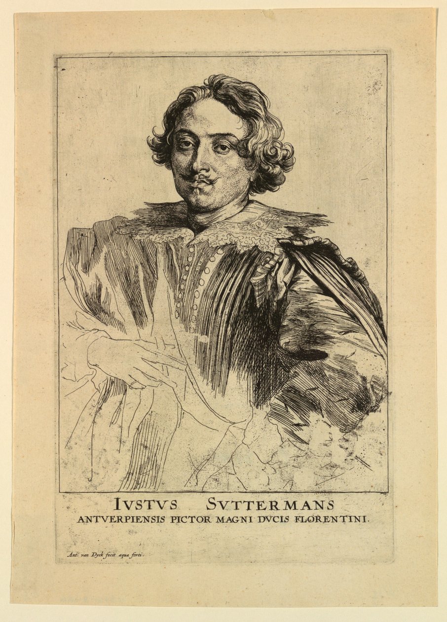 Justus Sustermans portréja az emberek hercegeinek ikonjaiból alkotó: Anthony van Dyck