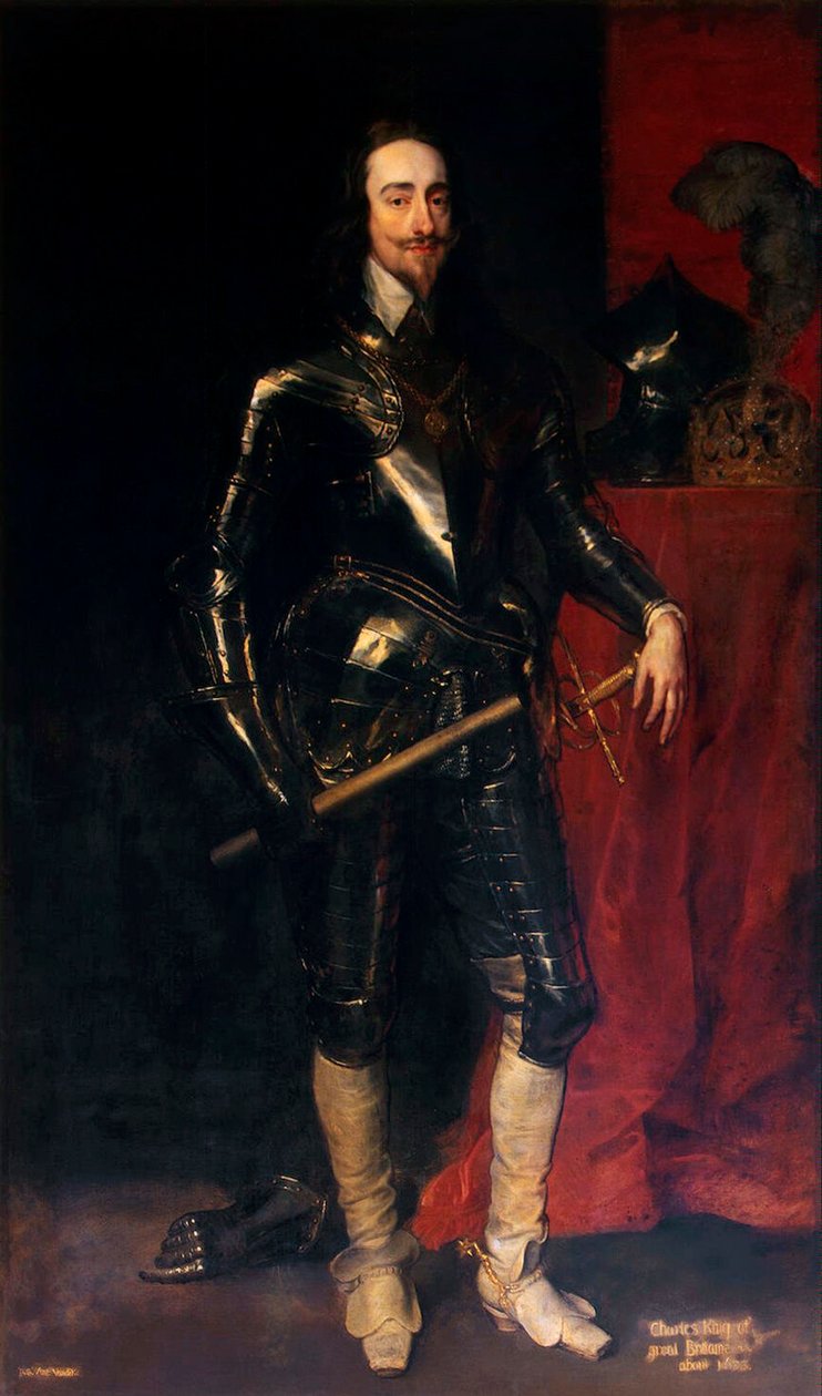 I. Károly angol, skóciai és ír király portréja 1600-1649, 1638. alkotó: Anthony van Dyck
