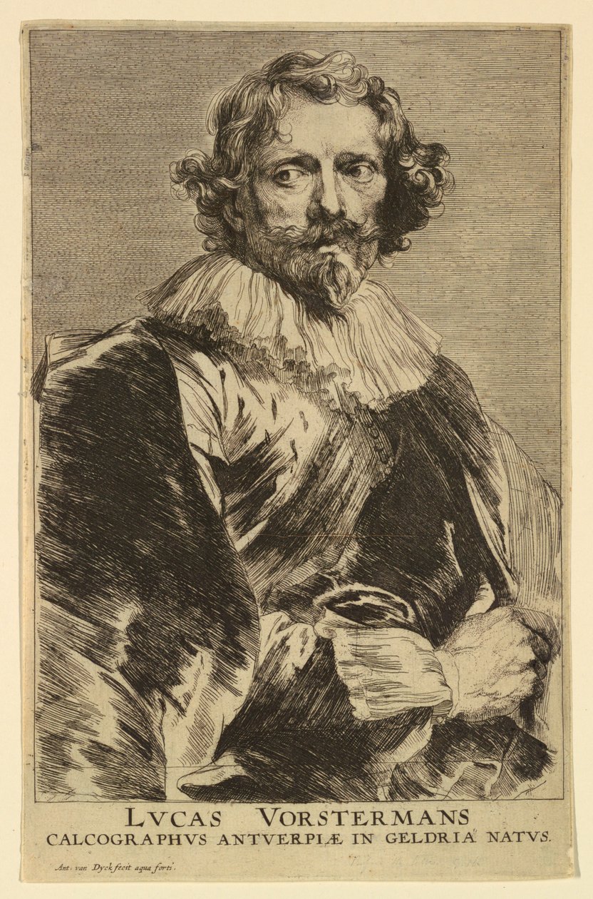 I. Lucas Vorsterman portréja az Emberek Hercegei Ikonjaiból alkotó: Anthony van Dyck