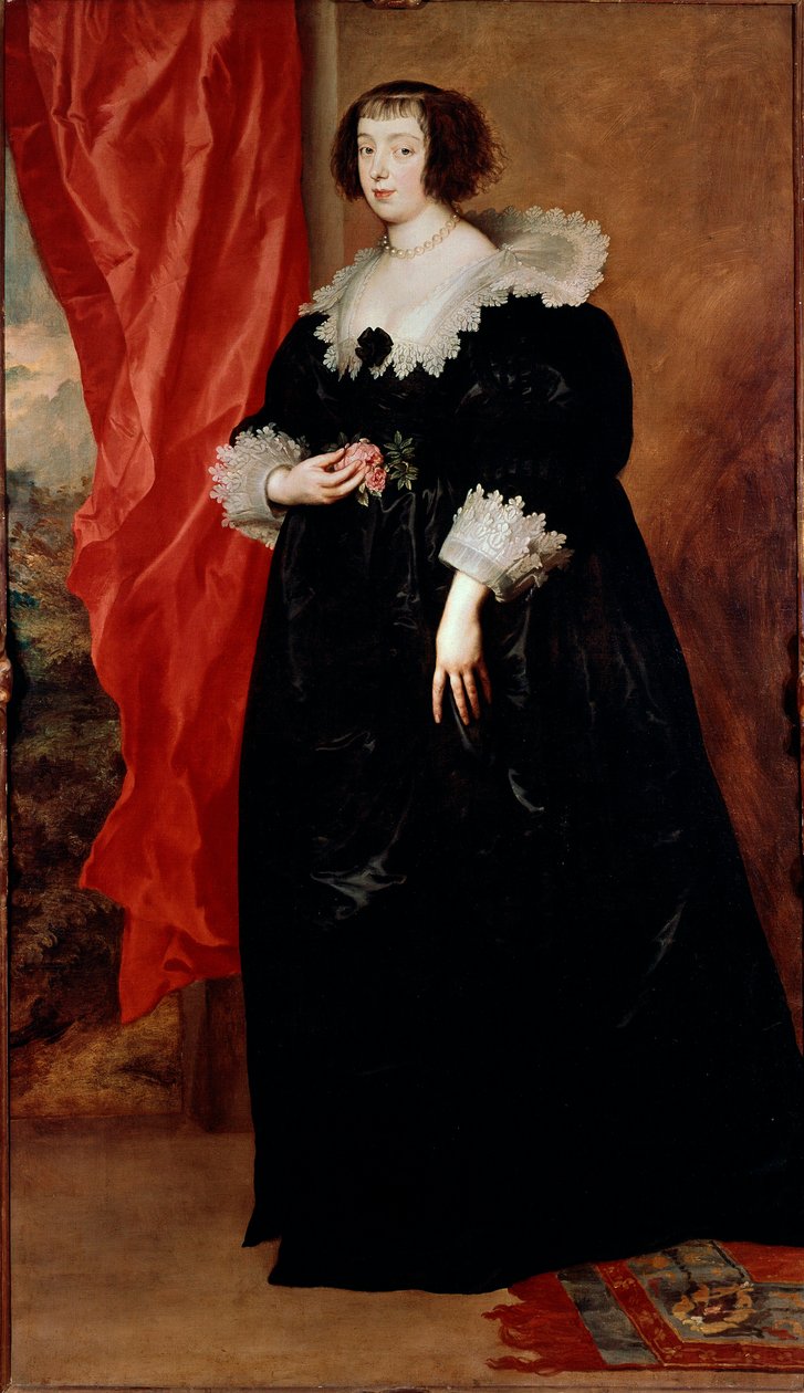 Lotaringiai Margit (1613-1662), Orleans-i hercegnő portréja és Alencon Antoine (Antoon vagy Anton) Van Dyck (1599-1641) festménye alkotó: Anthony van Dyck