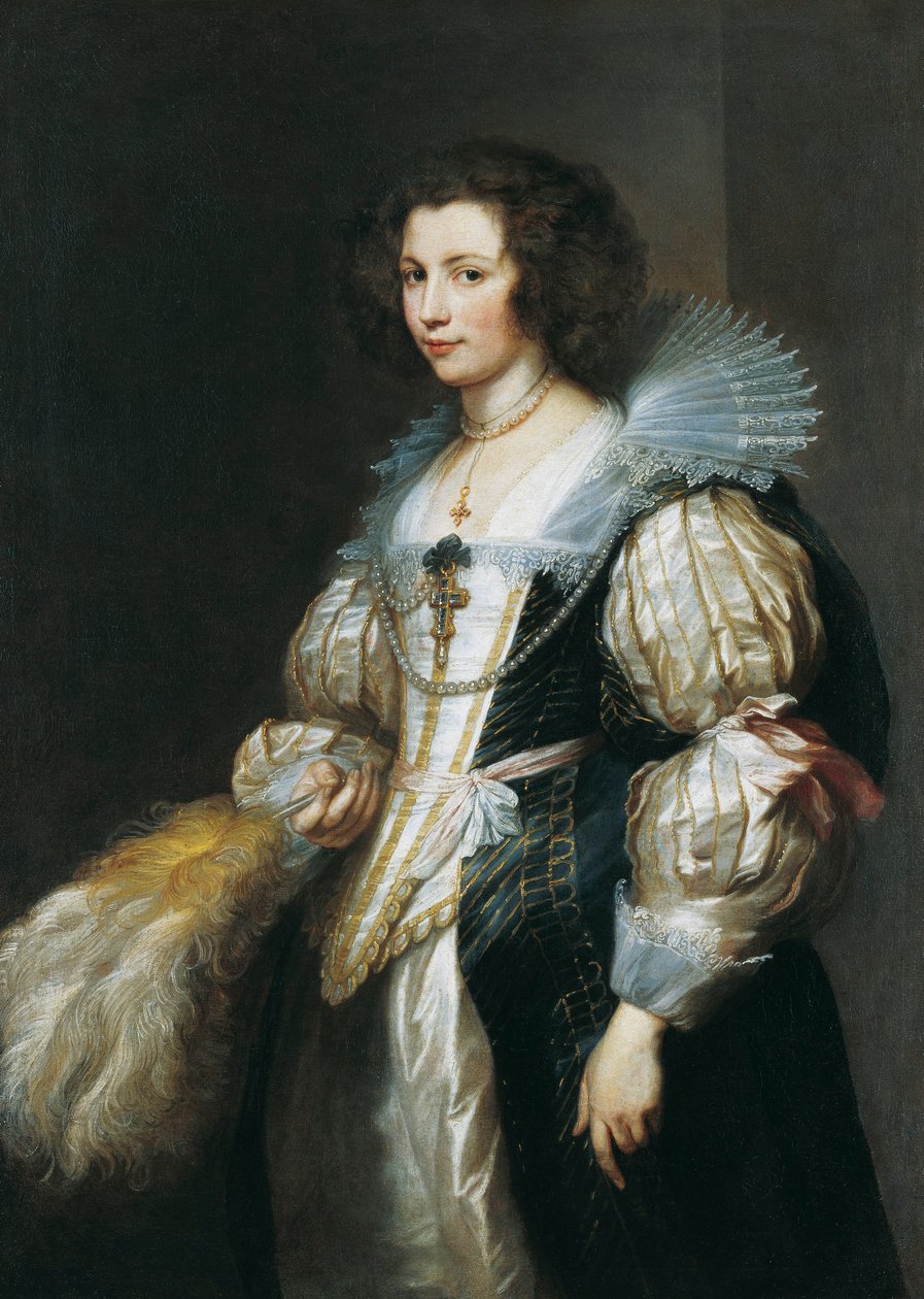 Maria Louis de Tassis (1611-1638), Antoine de Tassis kanonok lányának portréja. alkotó: Anthony van Dyck