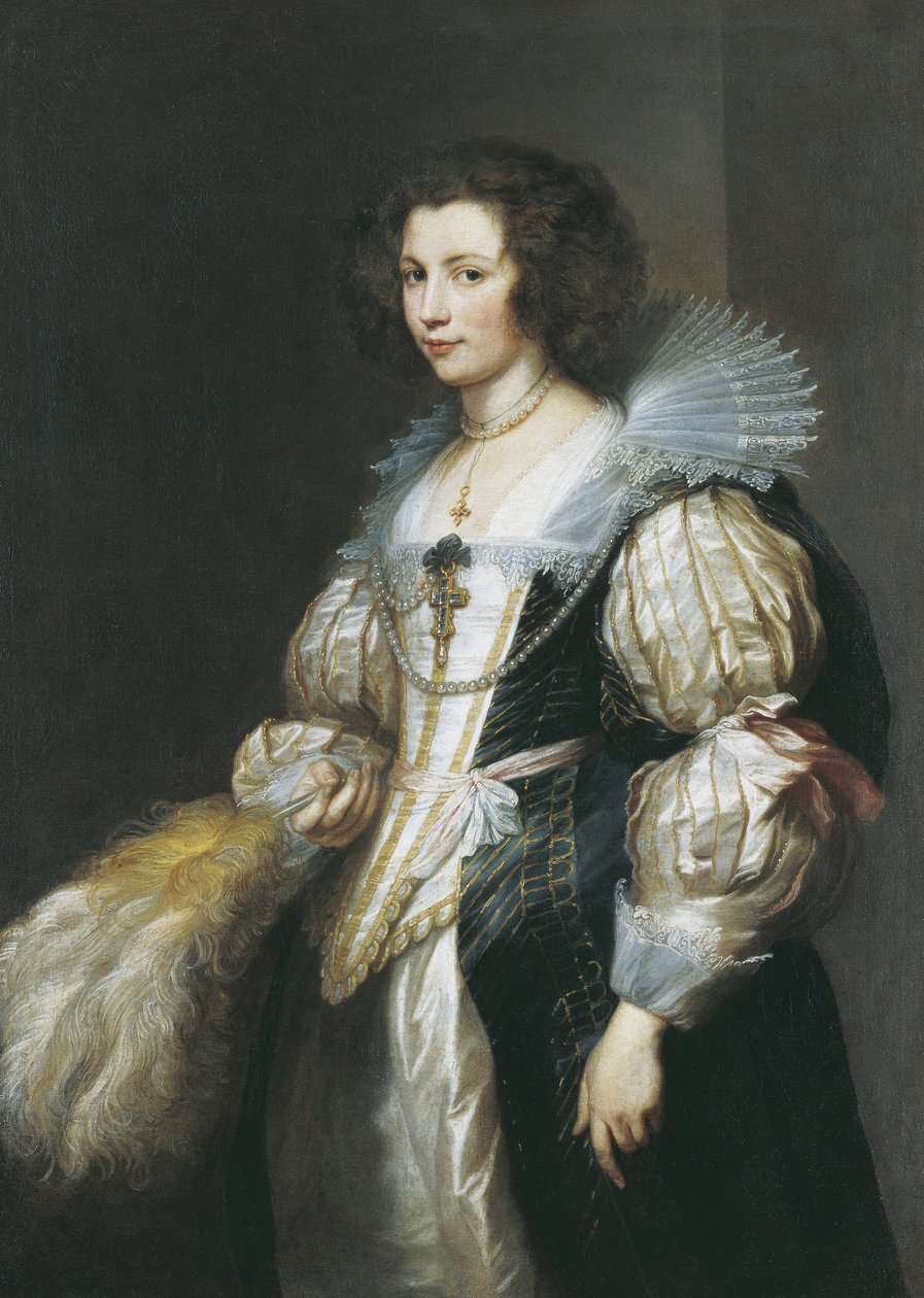 Maria de Tassis (1611-1638) portréja, 1629-1630 körül (olaj, vászon) alkotó: Anthony van Dyck