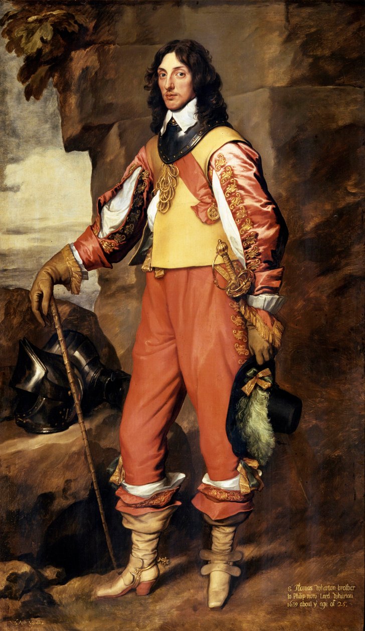Sir Thomas Wharton portréja, 1639. alkotó: Anthony van Dyck