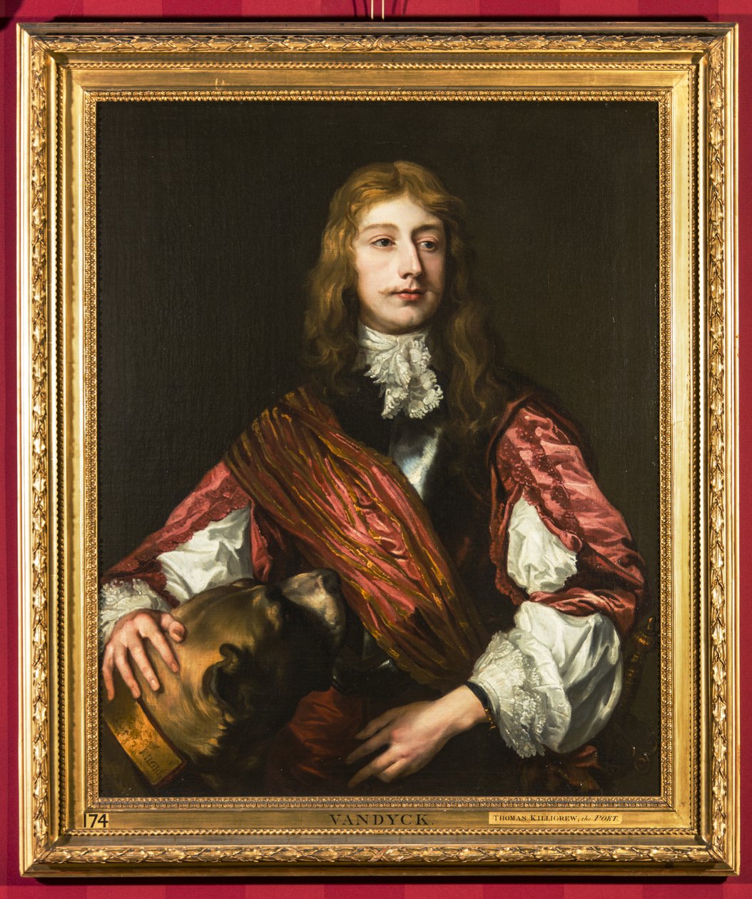Thomas Killigrew, a költő portréja alkotó: Anthony van Dyck