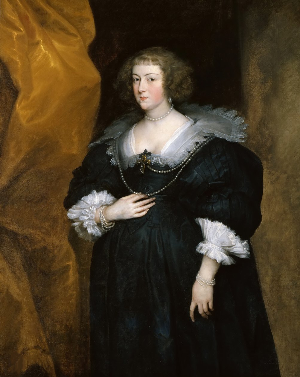 Hölgy portréja, c. 1635. alkotó: Anthony van Dyck
