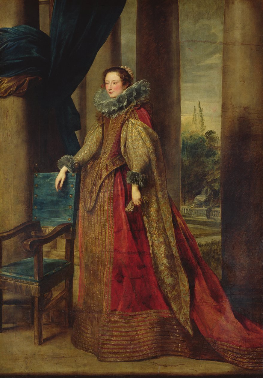 Egy hölgy portréja, feltehetően Geromina Spinola-Doria de Genes márkiné alkotó: Anthony van Dyck