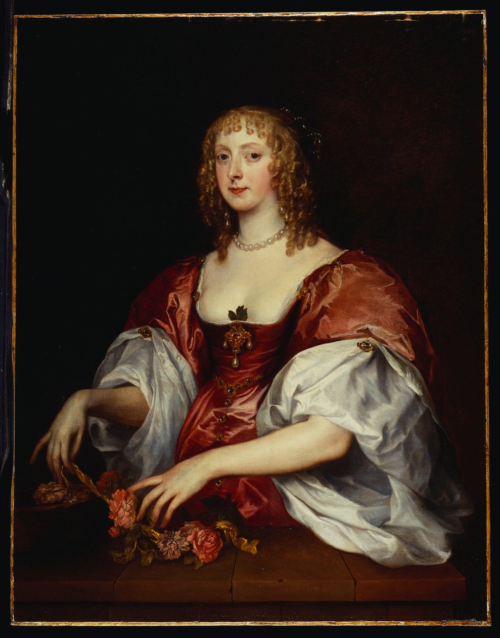 Egy hölgy portréja, akit hagyományosan Carnarvon grófnőjének tartanak alkotó: Anthony van Dyck