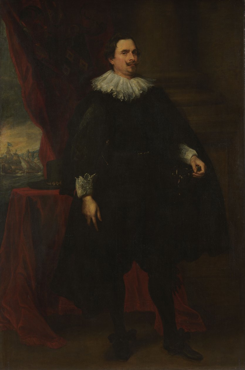 A Van der Borcht család egyik férfi tagjának portréja, 1635 körül (olaj, vászon) alkotó: Anthony van Dyck