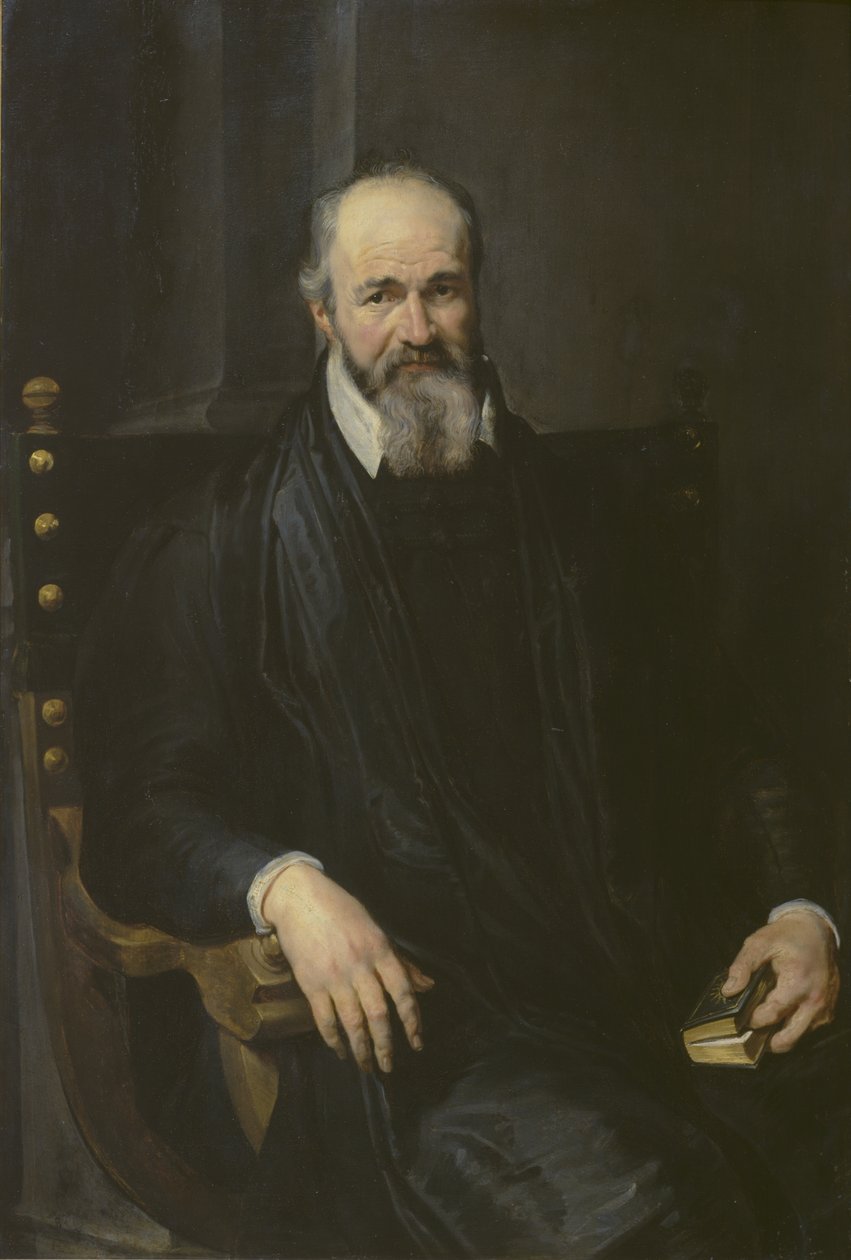 Karosszékben ülő férfi portréja, 1616-18 alkotó: Anthony van Dyck