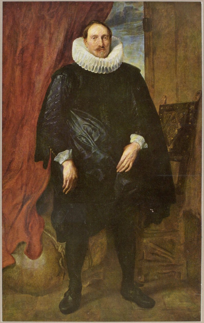 Férfi portré, valószínűleg a Vinck/Vincque családból származó férfi portréja alkotó: Anthony van Dyck