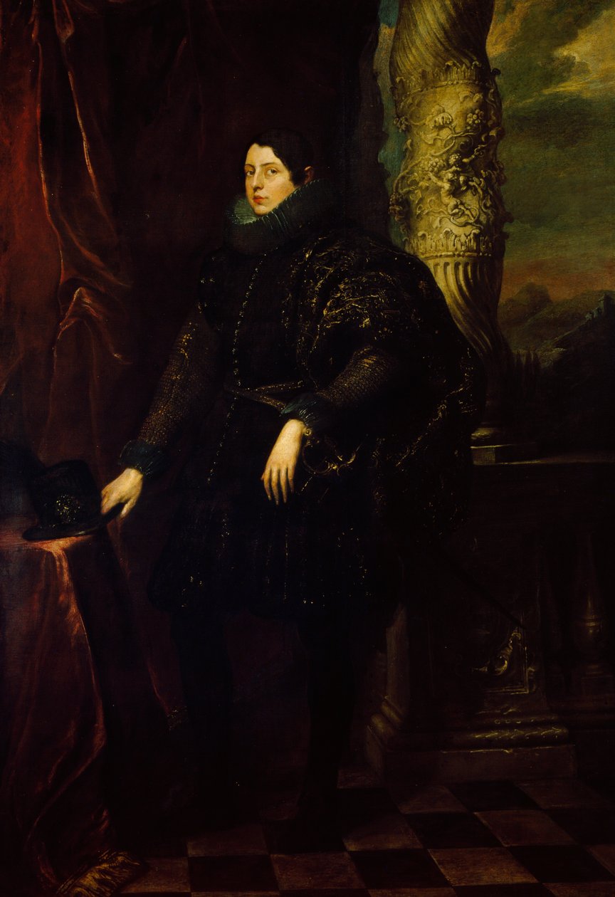 Egy fiatal férfi portréja a Casa Spinola-ból, 1622 körül alkotó: Anthony van Dyck