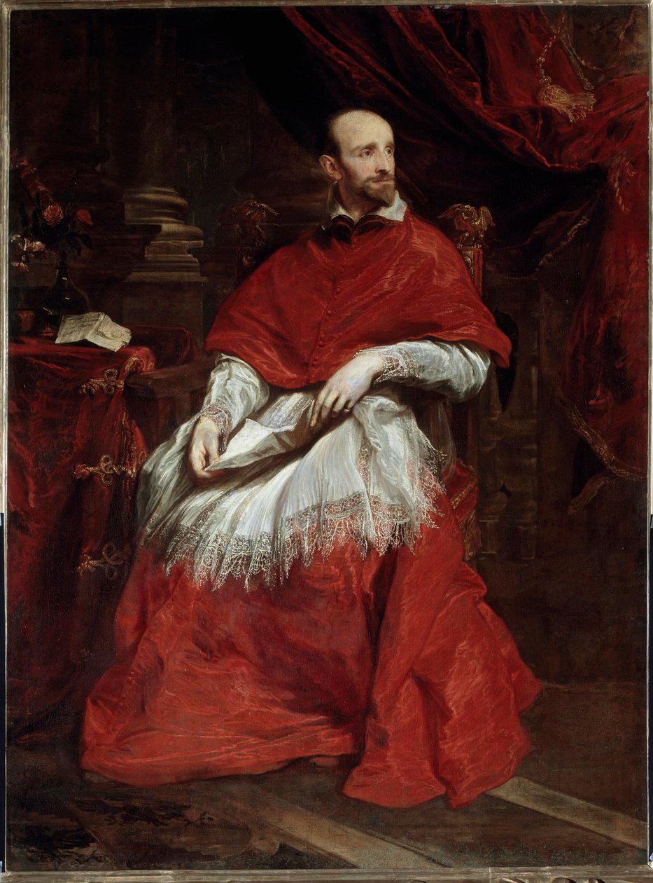 Guido Bentivoglio olasz bíboros és történész portréja alkotó: Anthony van Dyck