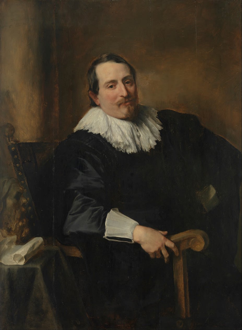 Theodor Rombouts festő portréja alkotó: Anthony van Dyck