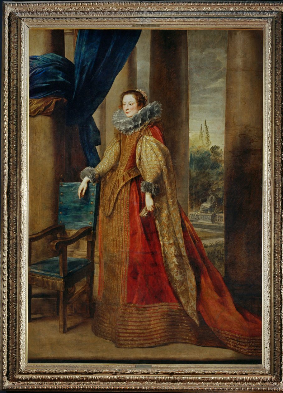 Jeronima Spinola-Doria márkinő feltételezett portréja ... alkotó: Anthony van Dyck