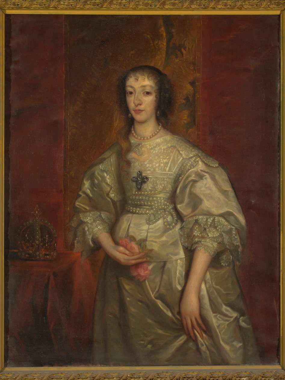 Henrietta Maria (1609-1699), Anglia királynőjének portréja alkotó: Anthony van Dyck