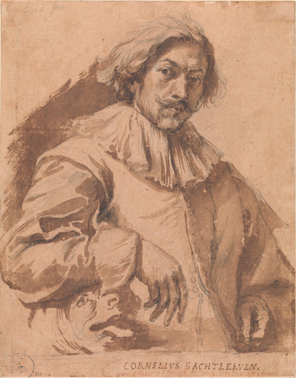 Cornelis Saftleven portréja alkotó: Anthony van Dyck