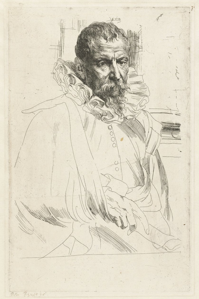 Pieter Brueghel a Fiatal portréja alkotó: Anthony van Dyck