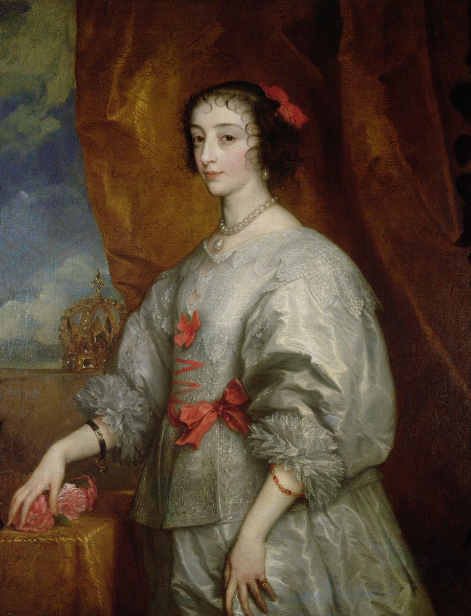 Henrietta Mária királynő alkotó: Anthony van Dyck