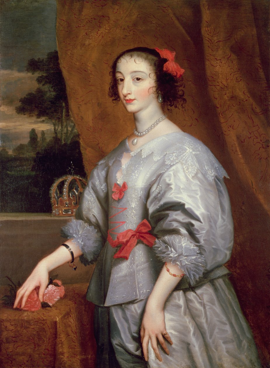 Henrietta Mária királynő alkotó: Anthony van Dyck